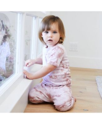  Unisex Rib Loungewear Set in Tie Dye - Baby