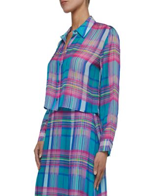 Cosette Crop High Low Shirt