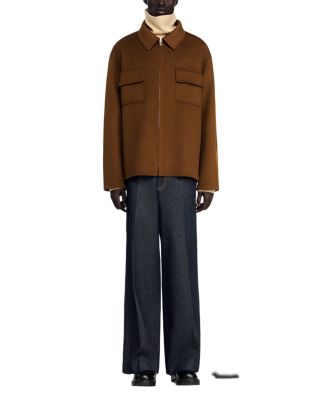 Dual Pocket Overshirt Jacket