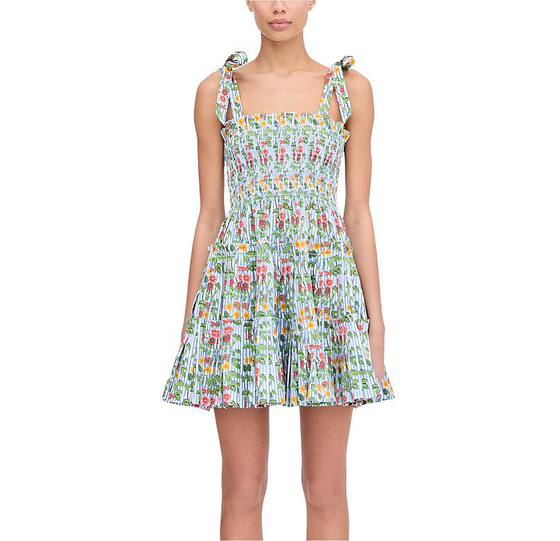 Hill House Home The Ribbon Charlotte Nap Dress In Green