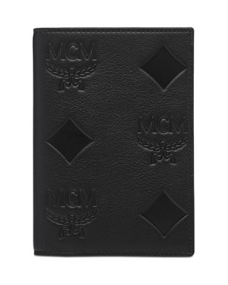 MCM - Ottomar Embossed Leather Passport Holder