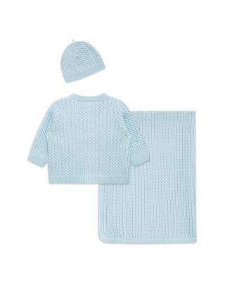 Cable Sweater, Hat & Blanket Gift Box - Baby