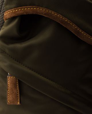Re-Nylon And Saffiano Leather Backpack