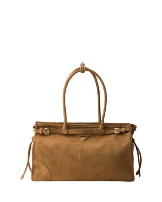 Bonnie Large Convertible Suede Shoulder Handbag