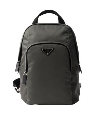 Re-Nylon And Saffiano Leather Backpack