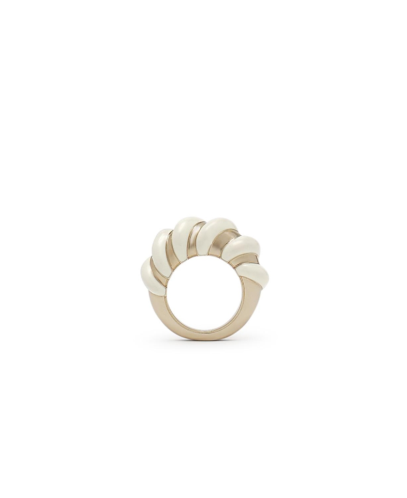 Lanvin Melodie Candy Ring In Metallic