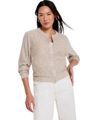 Women's Sequin Knit Cardigan