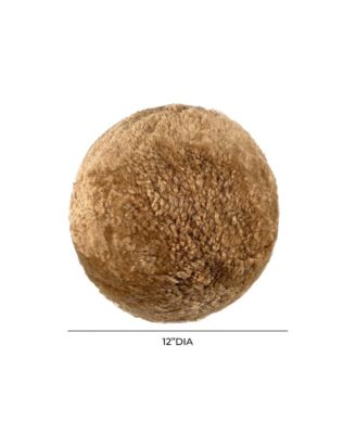 New Zealand Genuine Sheepskin Ball Pillow