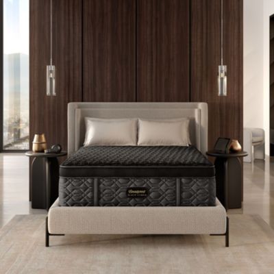 Black Hybrid Series Four Plush Apex Top Mattress