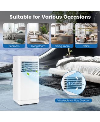  10000 BTU Portable Air Conditioner with Dehumidifier & Fan Mode, up to 350 Sq.Ft