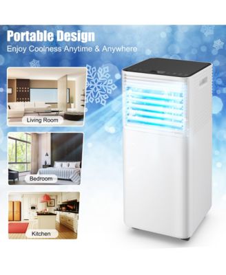  8000 BTU Portable Air Conditioner 3-in-1 Air Cooler w/Dehumidifier