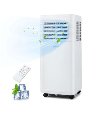 Costway - Portable Air Conditioner 8000 BTU 3 in 1 AC Unit with Fan & Dehumidifier Sleep Mode