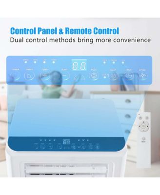  6500 BTU(10000 BTU ASHRAE) Portable Air Conditioner 3 -in-1 Air Cooler Dehumidifier Fan 24H Timer