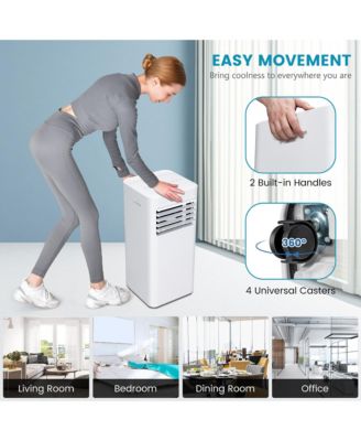  10000 BTU Portable Air Conditioner 4-in-1 AC with Cool Fan Humidifier Sleep Mode