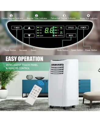  8,000BTU Portable Air Conditioner & Dehumidifier Function Remote