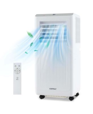 Costway - 6500 BTU(10000 BTU ASHRAE) Portable Air Conditioner 3-in-1 Freestanding Air Cooler with Dehumidifier