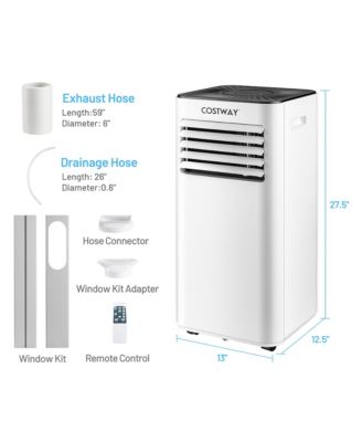  Portable Air Conditioner 10000 BTU Evaporative Air Cooler Dehumidifier