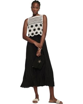  Women's Crochet Midi Dress