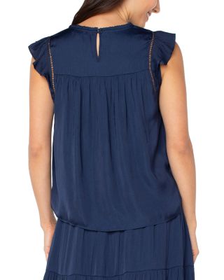 Flutter Sleeve Woven Top