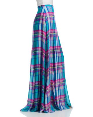 Patricia Plaid Full Maxi Skirt