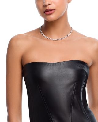 Luxe Collection Diamond Chain Necklace in 14K White Gold, 3.30 tcw