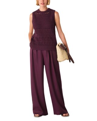 Pleat Front Relaxed Trousers