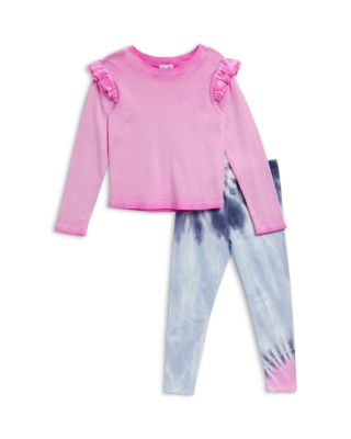 Splendid - Girls' Blooming Tie Dye Top & Legging Set - Little Kid