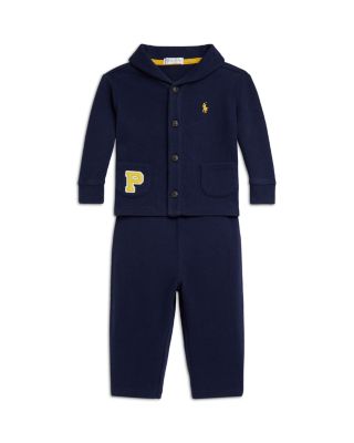Boys' Estate Rib Letter Jacket & Pant Set - Baby
