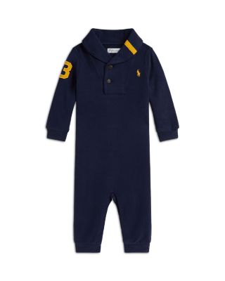 Boys' Estate Rib Cotton Shawl Coverall - Baby