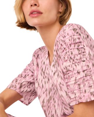 Leopard Print Cotton Midi Dress