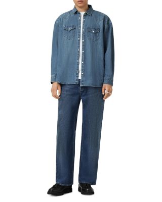 Fenton Relaxed Fit Long Sleeve Denim Shirt