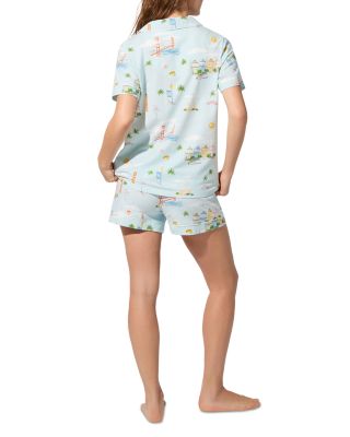Cotton Knit Shorty Pajama Set