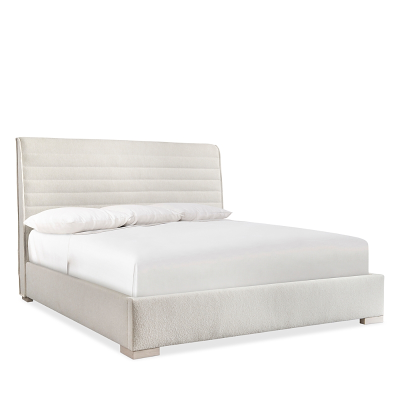 Bernhardt Sereno Panel Bed, King In White