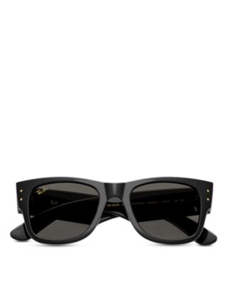 Mega Wayfarer A$AP Rocky Blacked Out Collection Square Sunglasses, 51mm