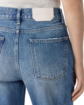 Brooklyn High Rise Straight Jeans in Indigo Blue