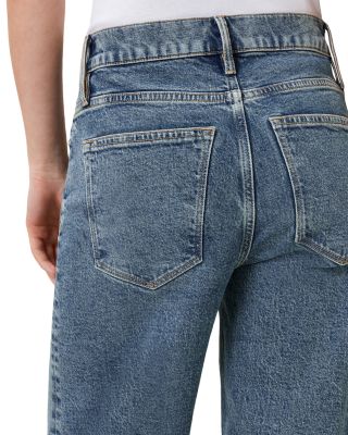 Sadie High Rise Ankle Barrel Jeans in Washed Indigo