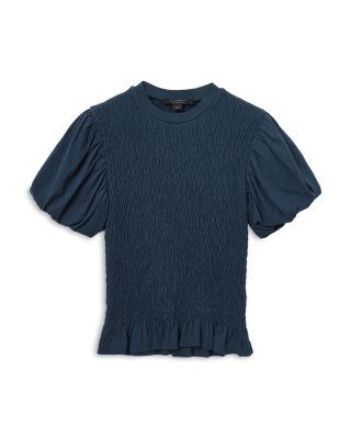 Dael Peplum Puff Sleeve Top