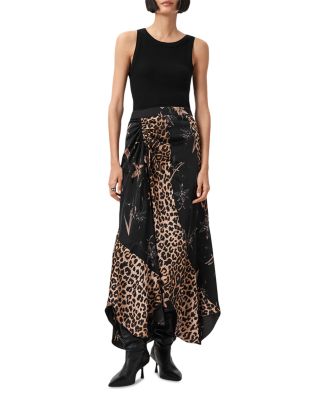 Arleen Ruched Maxi Skirt