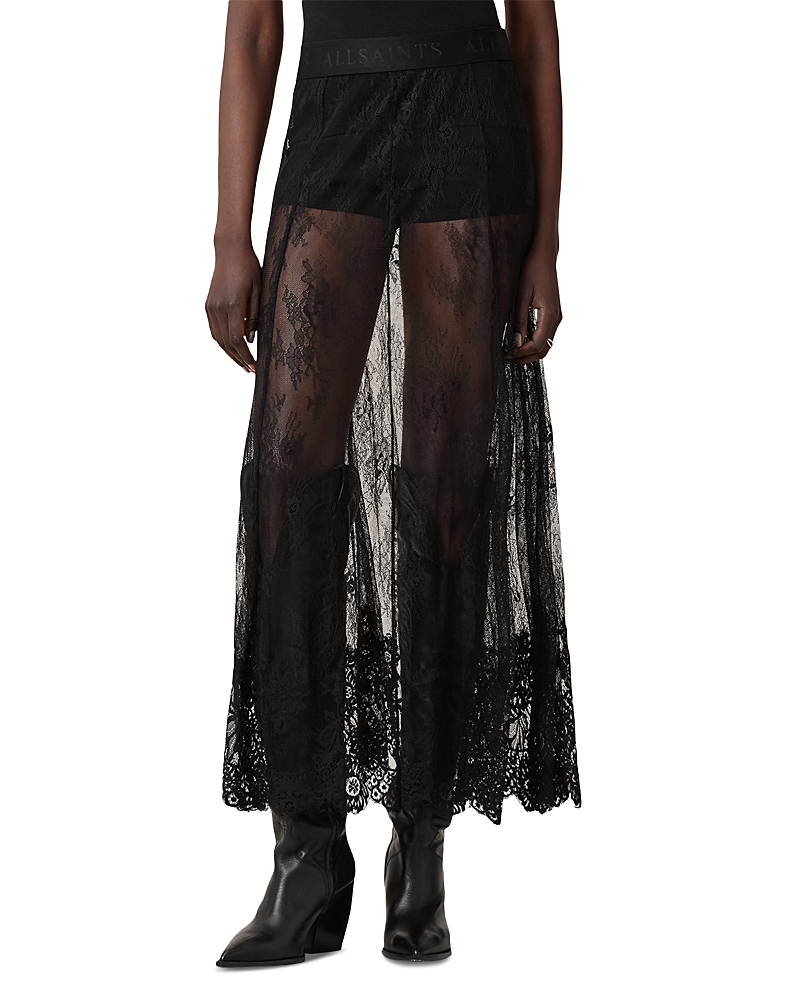 Allsaints Arran Lace Maxi Skirt