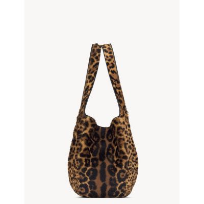 Le 5 Ã 7 Bea Pony Hair Shoulder Tote Bag 