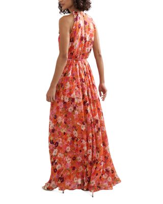 Zelah Floral Print Maxi Dress