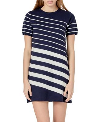English Factory - Women's Multi Stripe Mini Dress