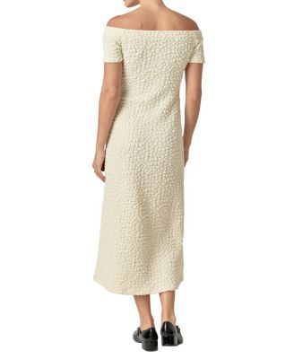  Women's Textured Midi Dress