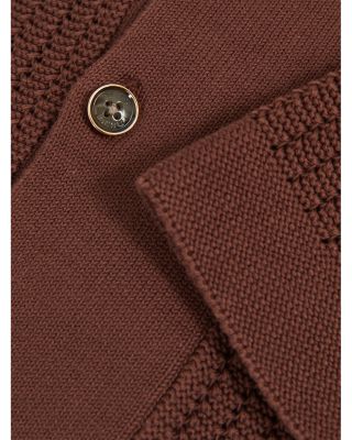 Regular Fit Ribbed Knit Cuban Shirt