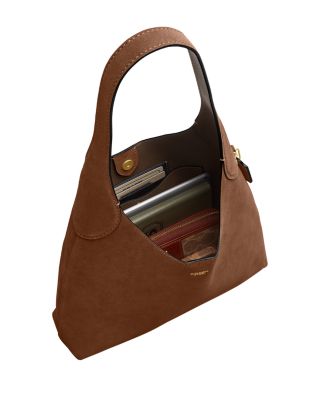 Brooklyn 28 Suede Shoulder Bag