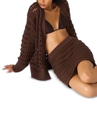 Eastyn Crocheted Cardigan & Bria Crocheted Skirt