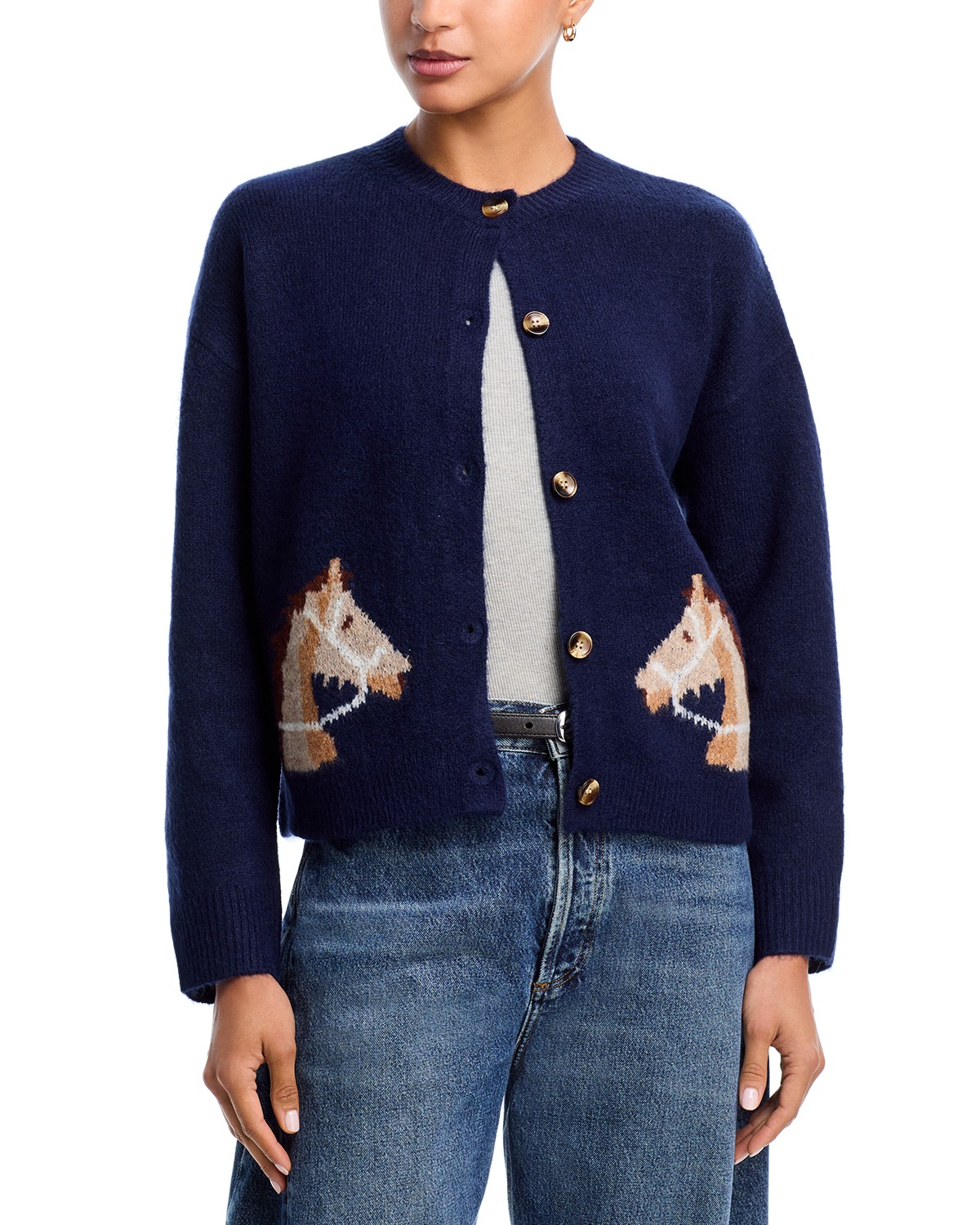 Horse Print Cardigan