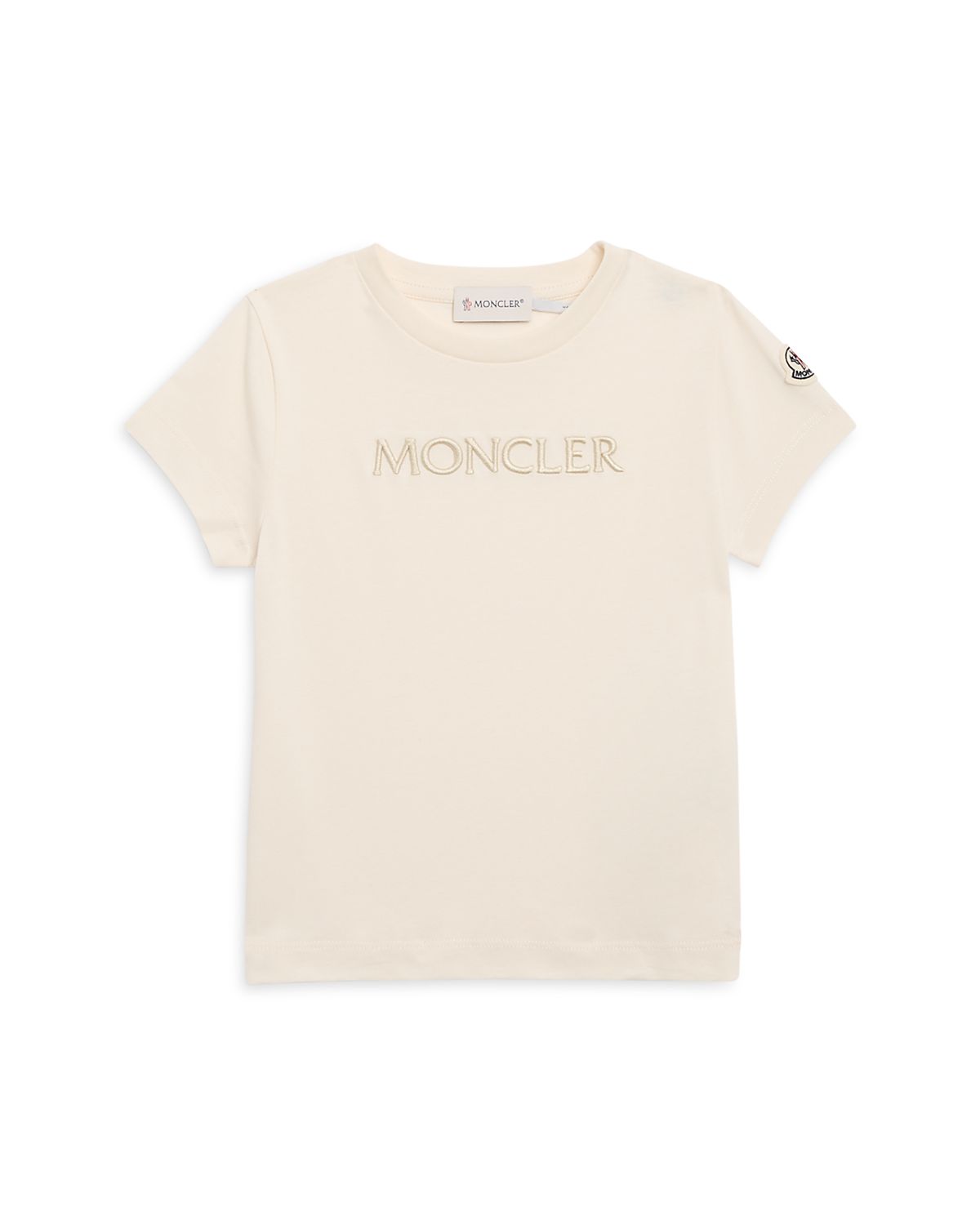 Moncler Unisex Embroidered Logo Short Sleeve Tee - Little Kid