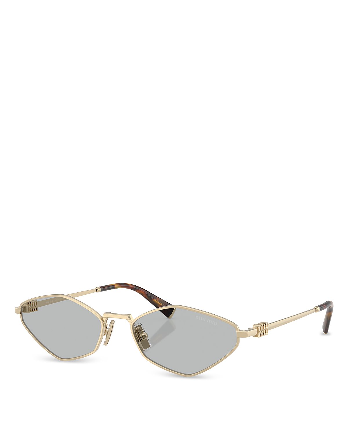 Miu Miu Regard Metal Sunglasses, 56mm