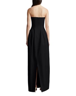 Solid Structured Gown